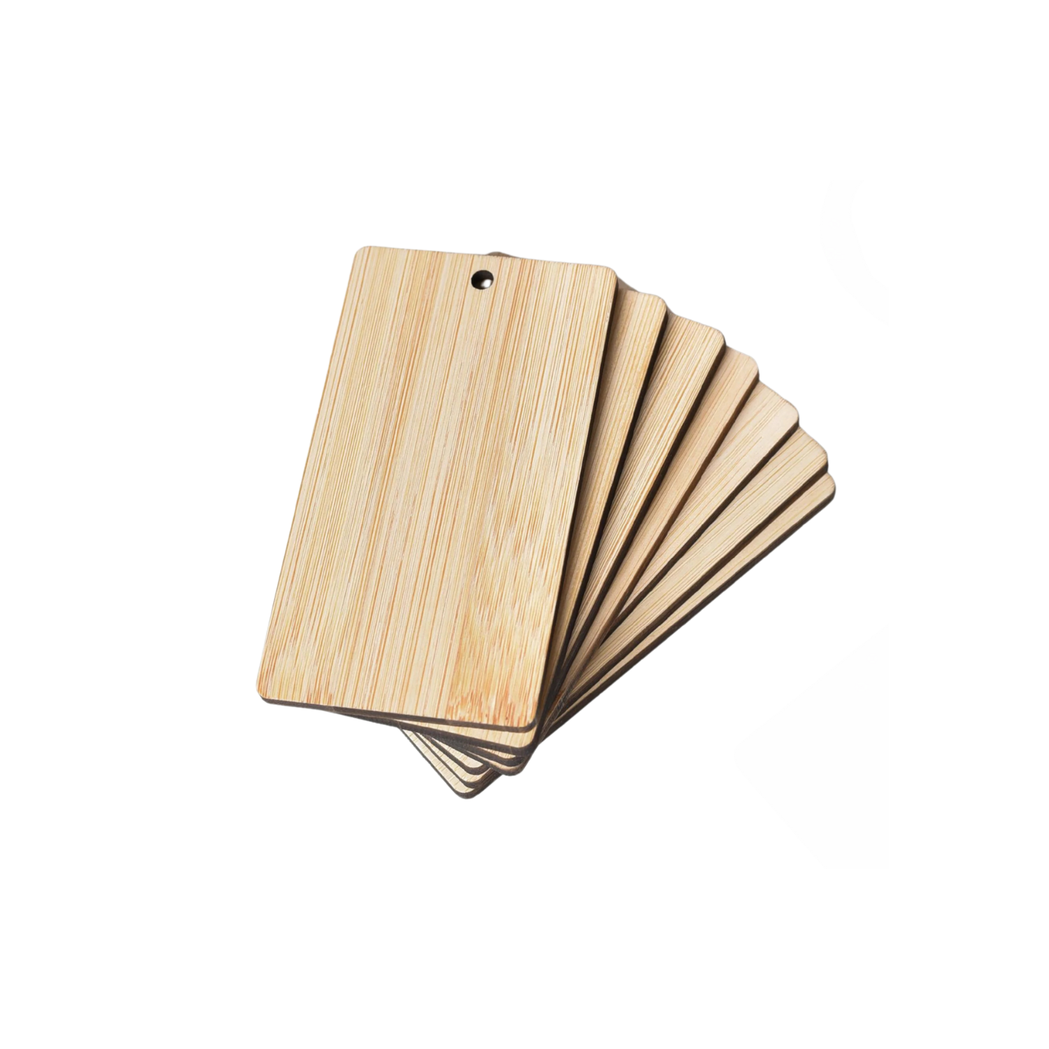 Swing Bamboo Storage Tags – 6 Pack, perfect for kitchen, pantry, or bathroom organisation. Stylish and practical home storage solution.