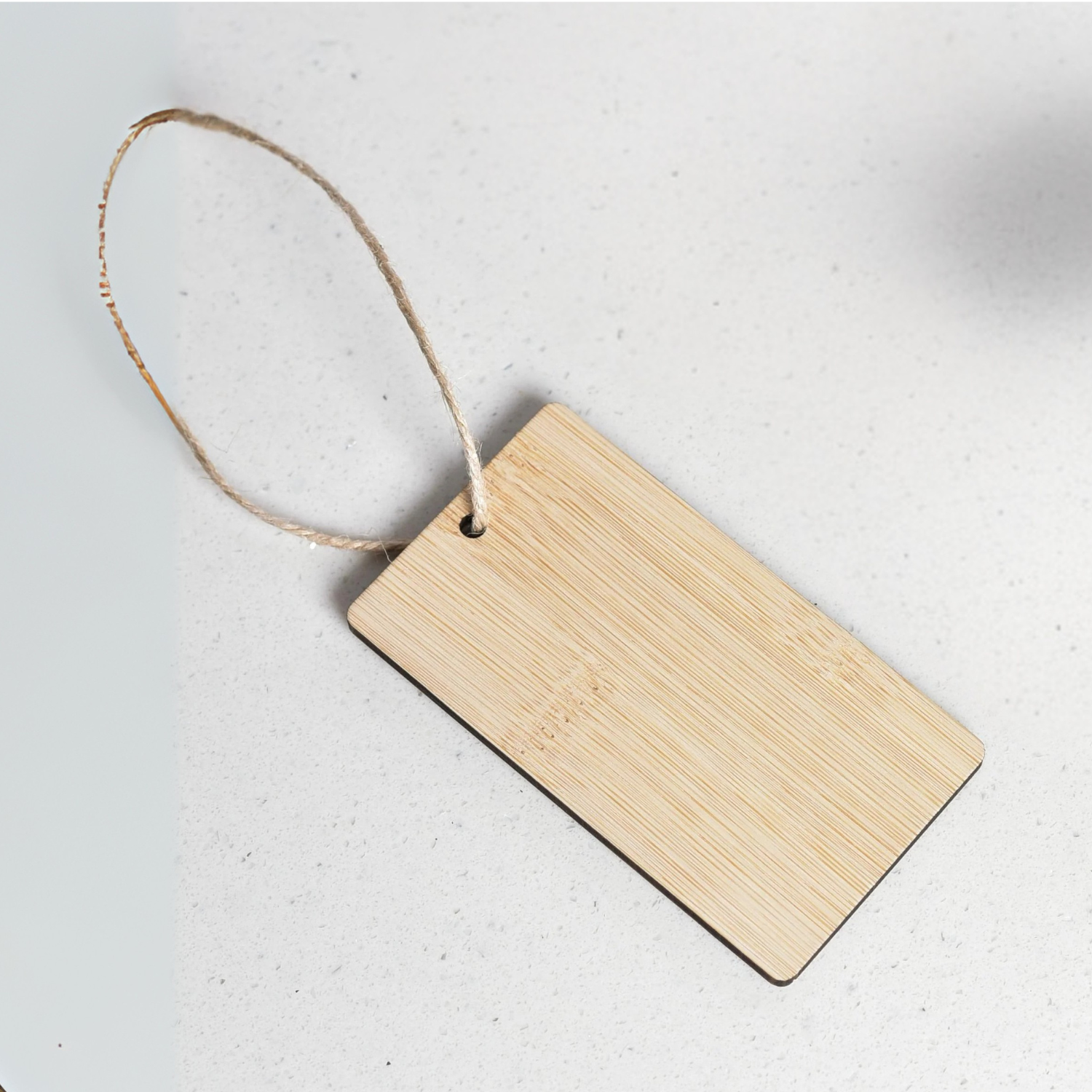 Swing Bamboo Storage Tag for Home Organisation and Kitchen Storage