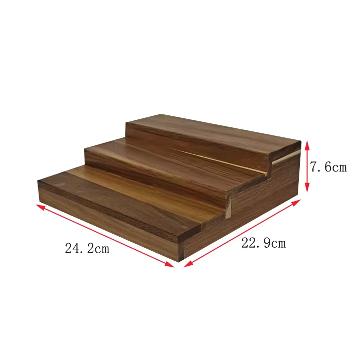Acacia Wood Spice Rack – 3 Tier