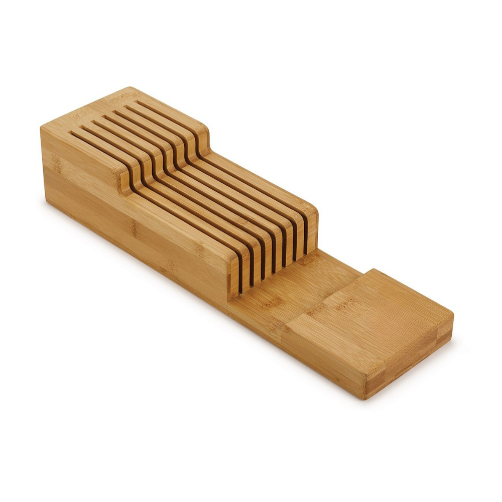 2 Tier Bamboo Knife Drawer Organiser