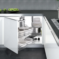 chrome magic corner unit for 900mm blind cabinets