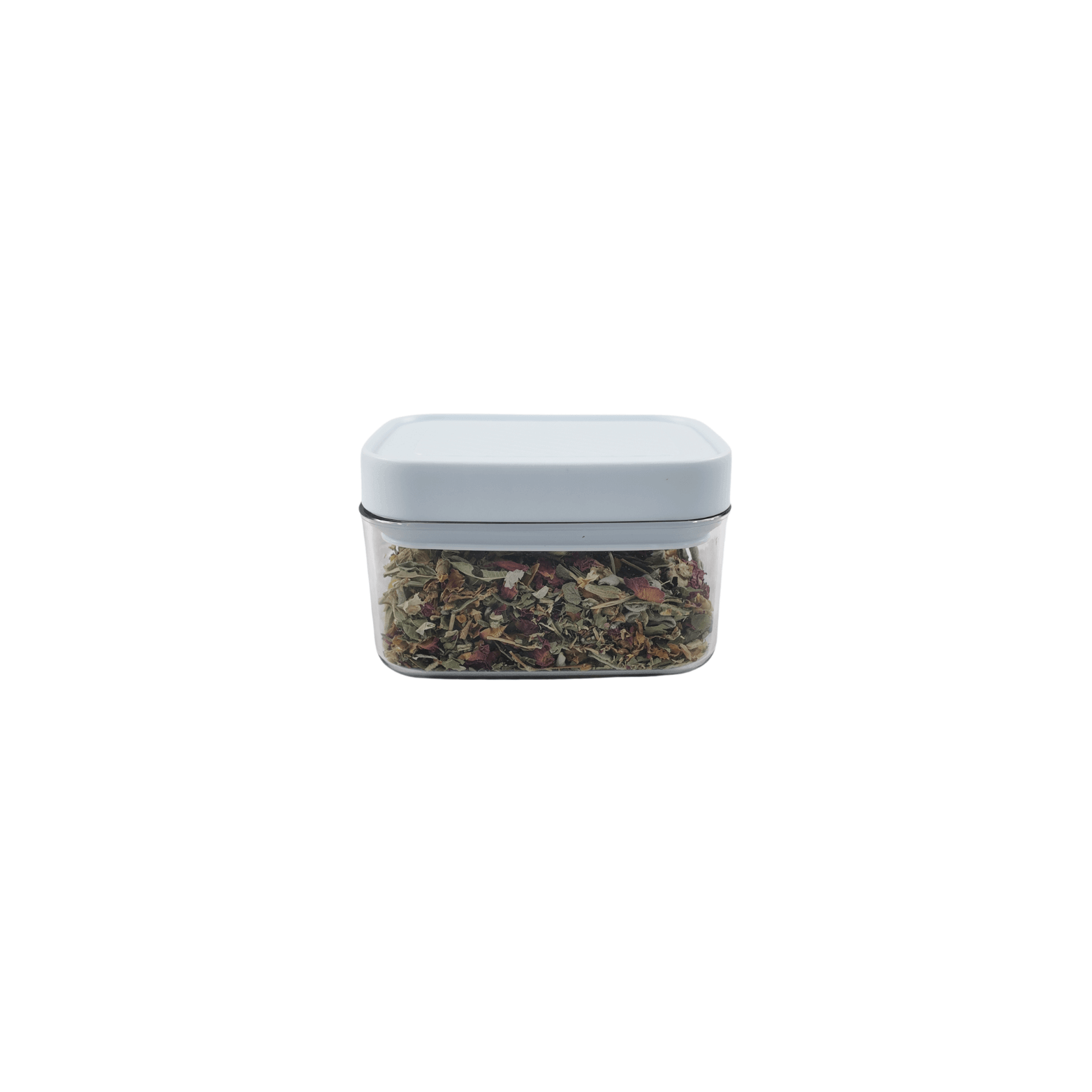 White 400ML airtight container for pantry storage, perfect kitchen space-saving organizer.