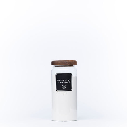 1200ml Acacia Glass Jar – Airtight Kitchen Storage