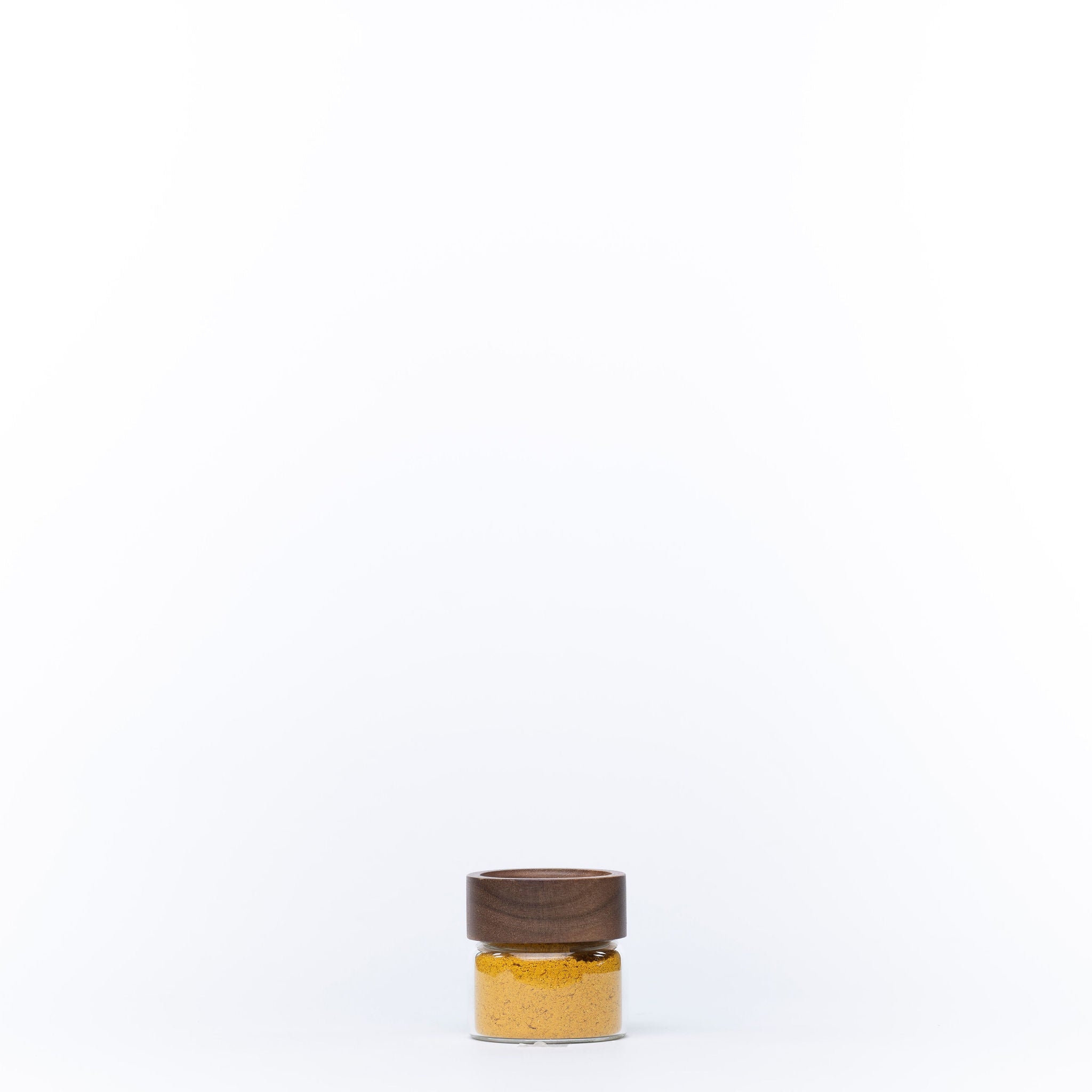 135ml Acacia Lid Glass Jar – Spice Pantry Storage
