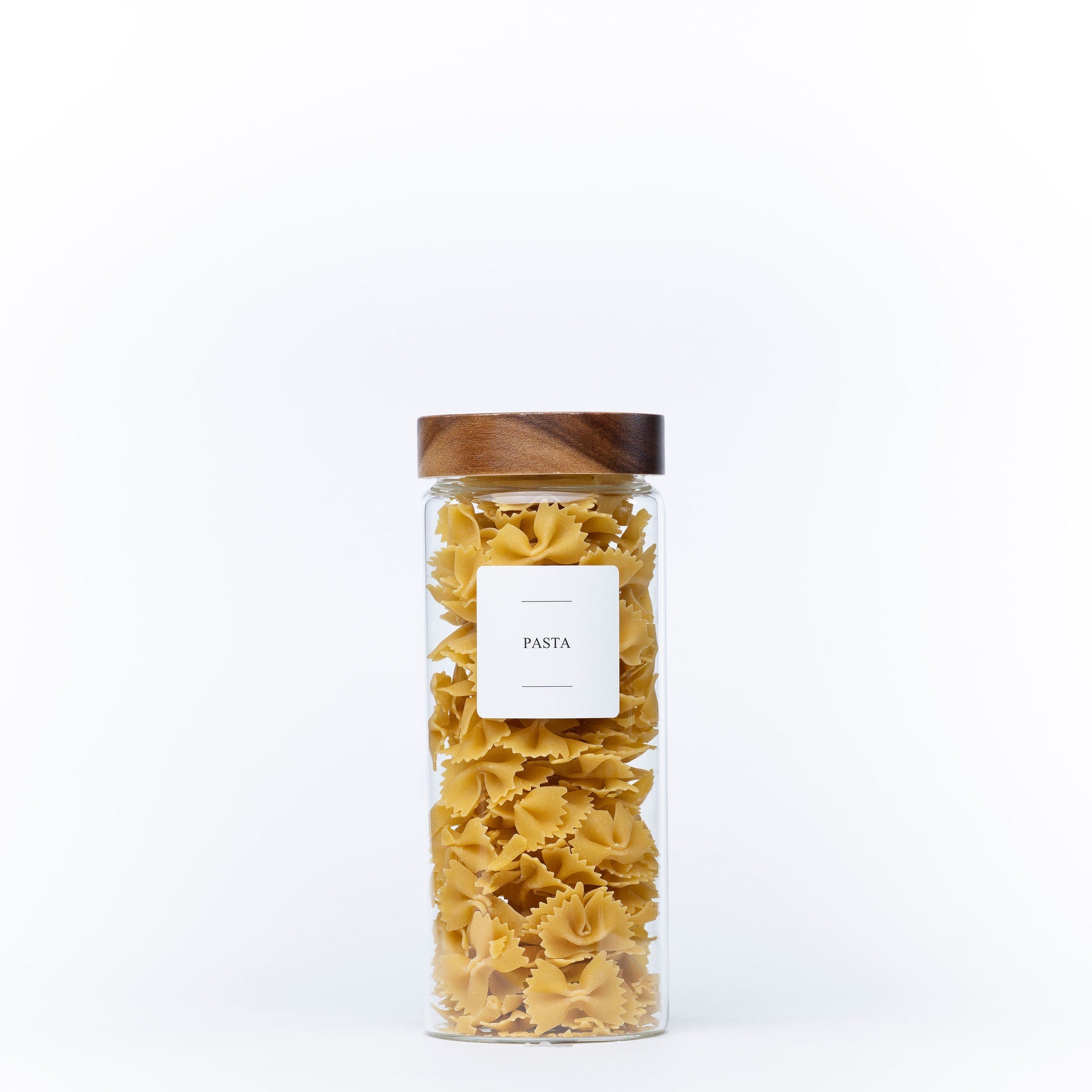 Acacia Screw On Glass Jar – 5 Sizes