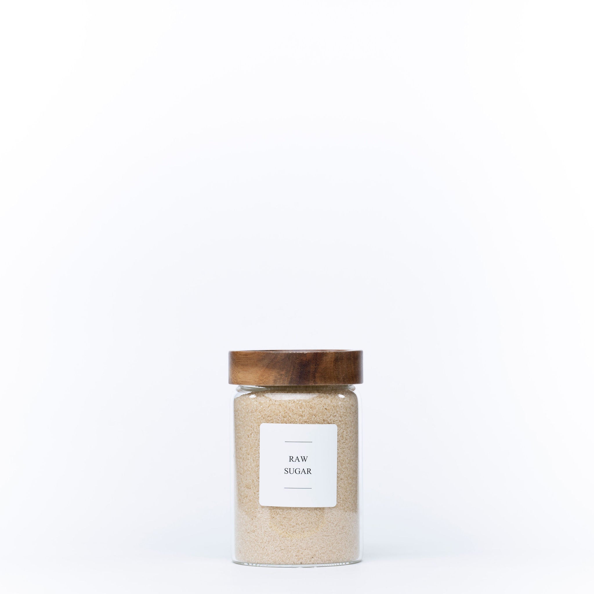 Acacia Screw On Glass Jar – 5 Sizes