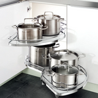 swivel corner cabinet shelf 800–900mm storage unit