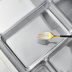 Clear Drawer Organiser Set – 8pc Modular Storage for home organisation, ideal for pantry, fridge, bamboo jars, laundry, or bathroom use.
