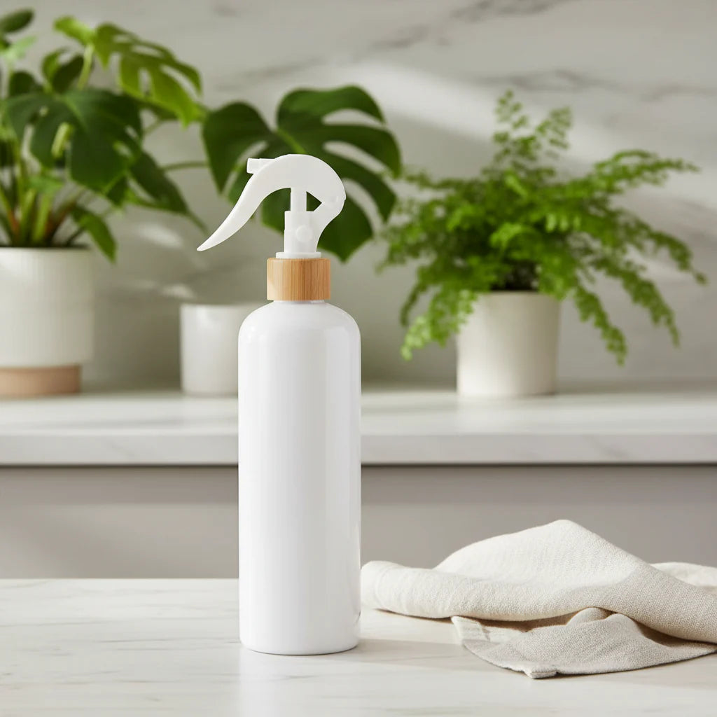 white spray bottle 500ml refillable